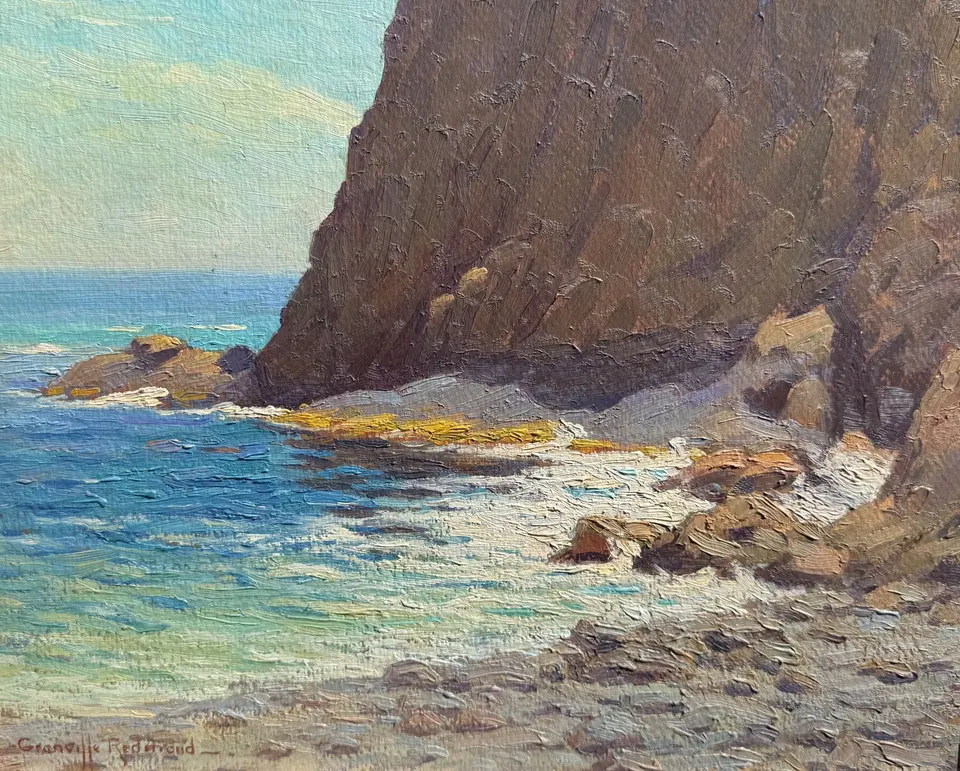 Granville Redmond, Catalina Island, oil on board